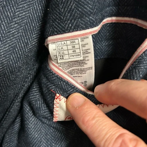 Brooks Brothers herringbone blazer jacket - Picture 5 of 9